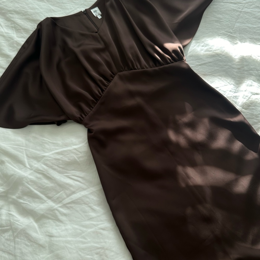 Elegant Brown Dress